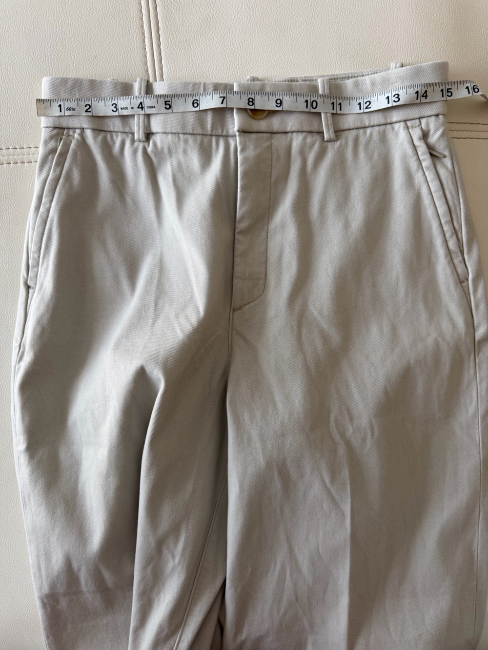 SPANX Wide Leg Pants in Light Beige - Picture 9 of 11